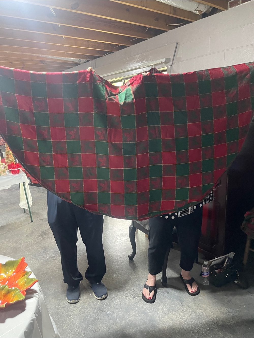 Christmas table cloth